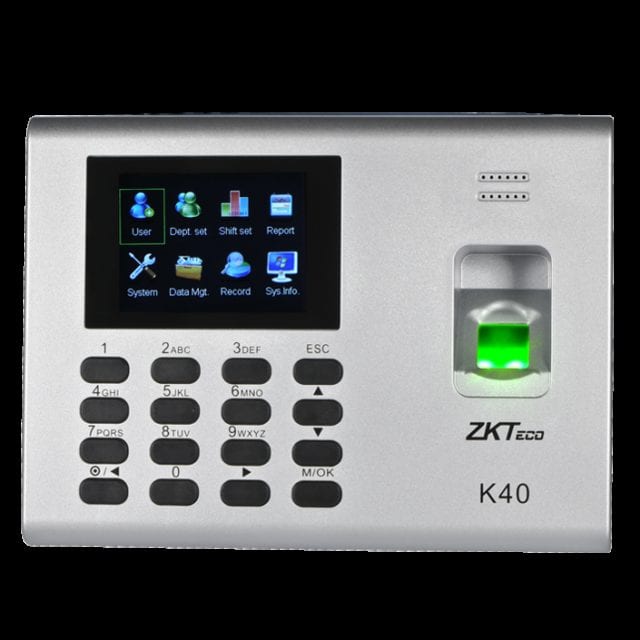 Control biométrico de acceso y asistencia K40